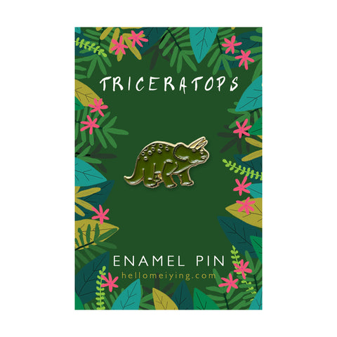 Triceratops - Enamel Pin