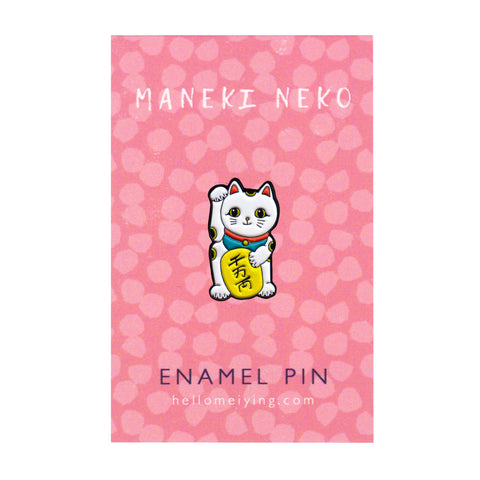 Maneki Neko - Enamel Pin