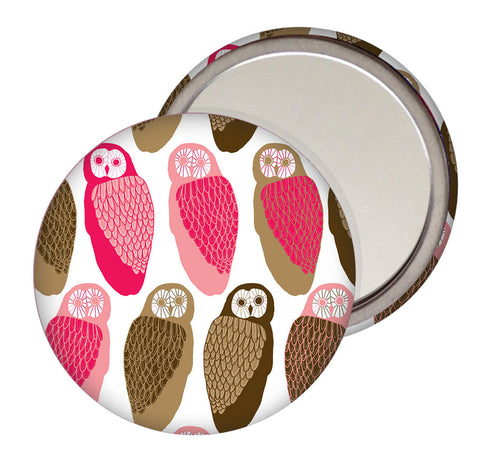 Owls - Pocket Mirror