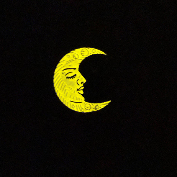 Moon, Glow-in-the-Dark - Enamel Pin