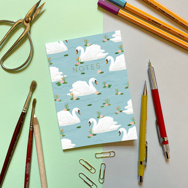 Blue Swan - Mini Notebook