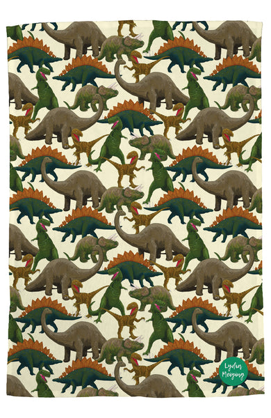 Dinosaurs - Tea Towel