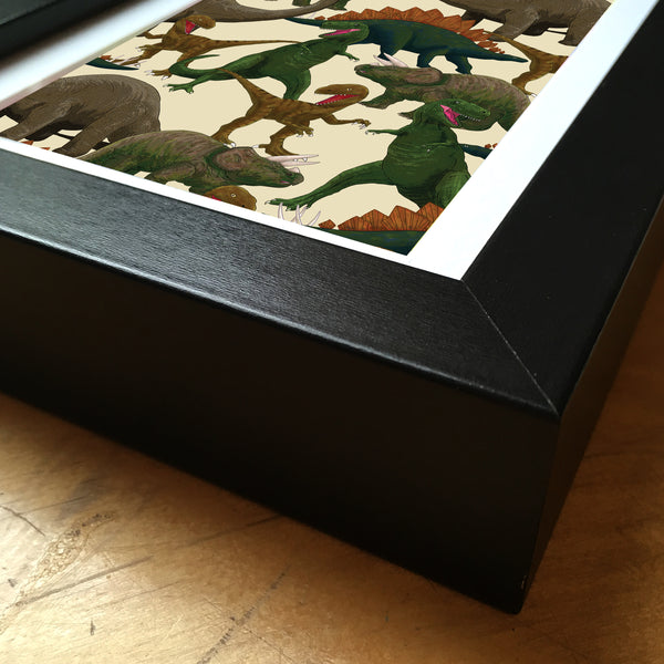 Dinosaurs - Framed Mini Print