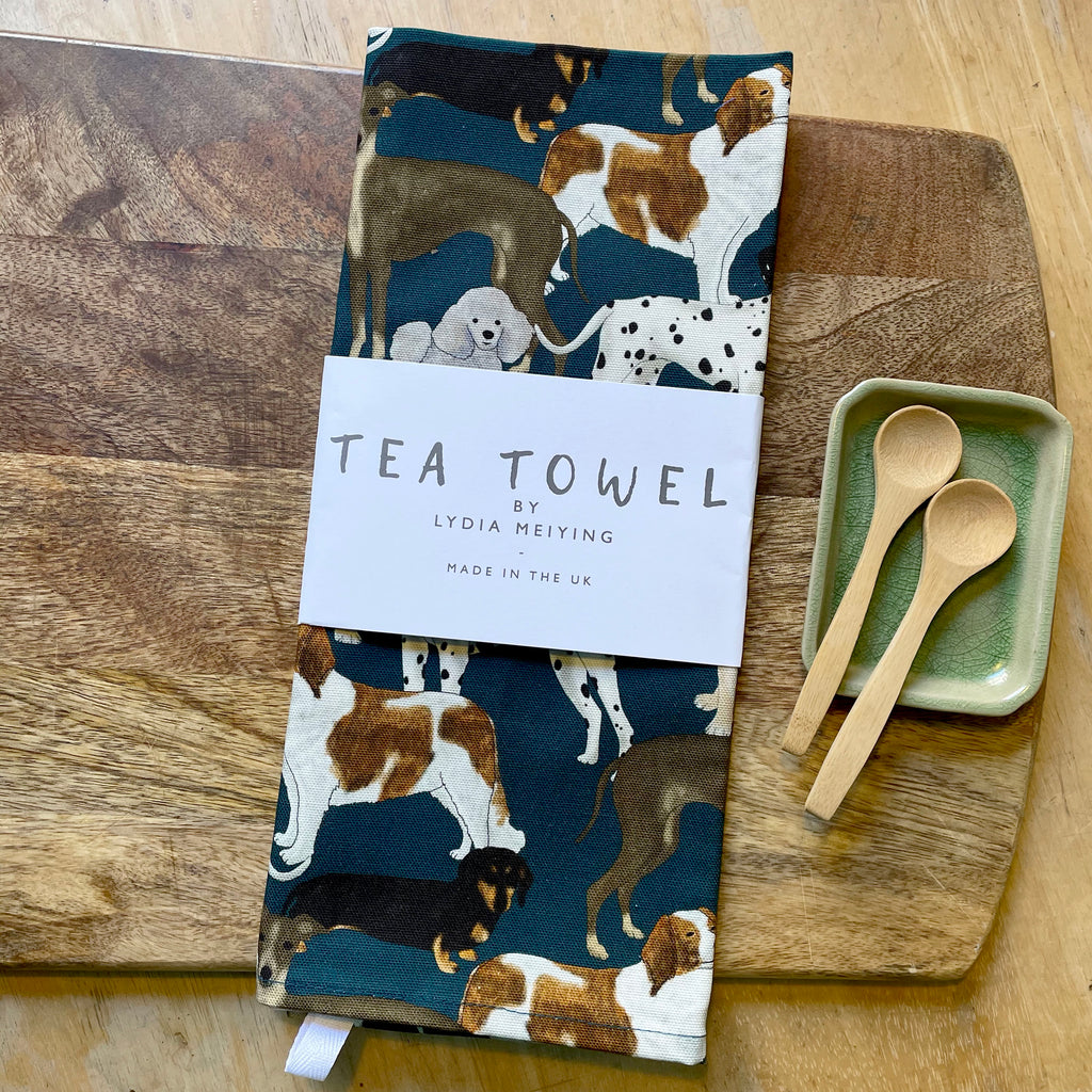 Dogs - Tea Towel