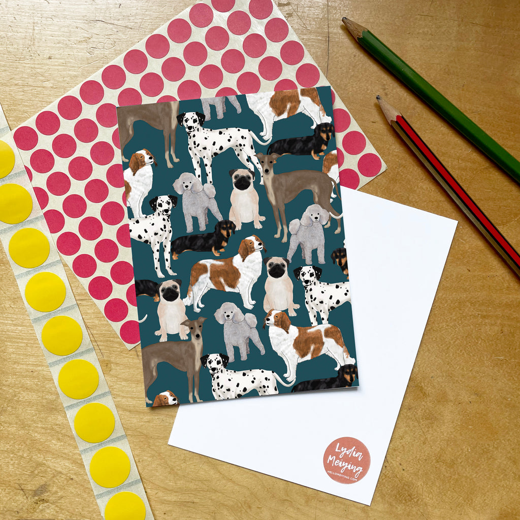 Dogs - Postcard