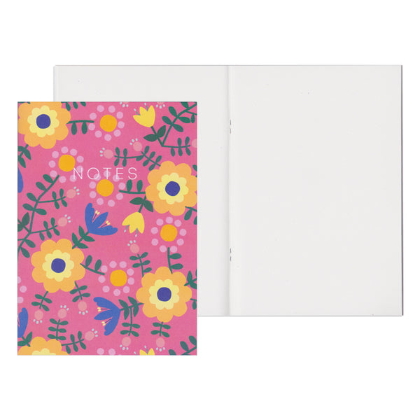 Folk Flowers - Mini Notebook