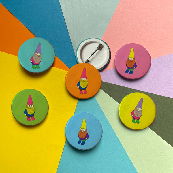 Gnomes - Button Badge