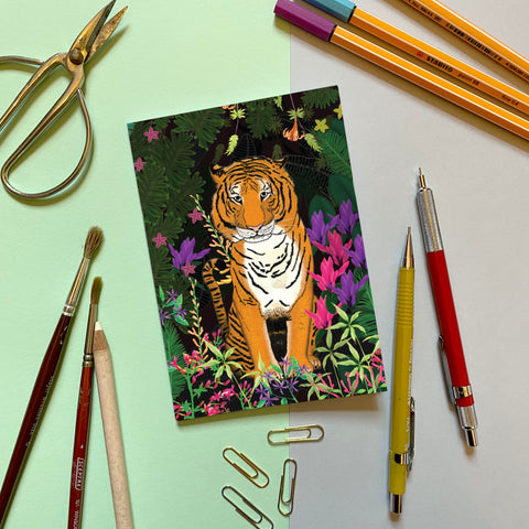 Jungle Tiger - Mini Notebook