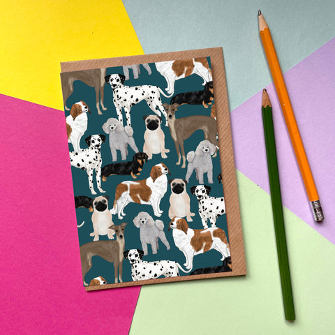 Dogs - Greetings Card