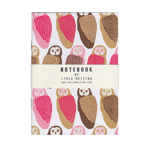 Owls - Mini Notebook