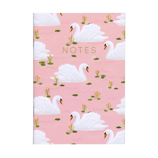 Pink Swan - Mini Notebook