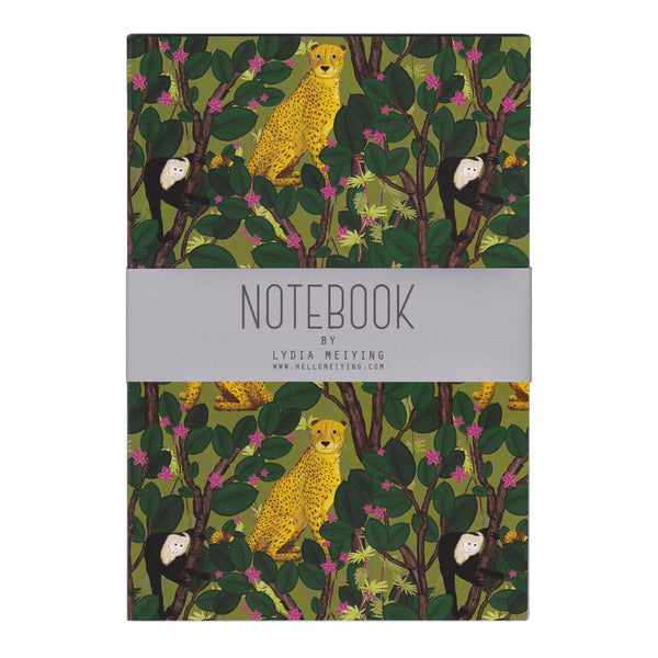 Cheetahs and Monkeys - A5 Notebook