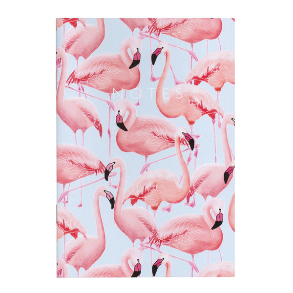 Flamingos - A5 Notebook