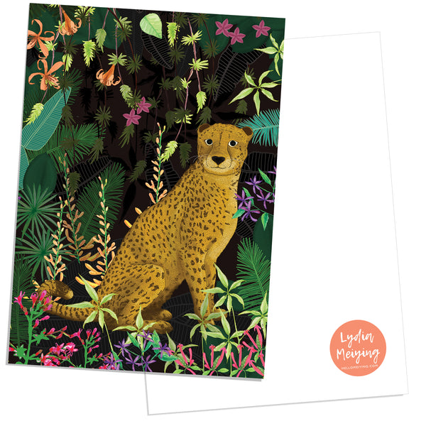 Jungle Cheetah - Postcard