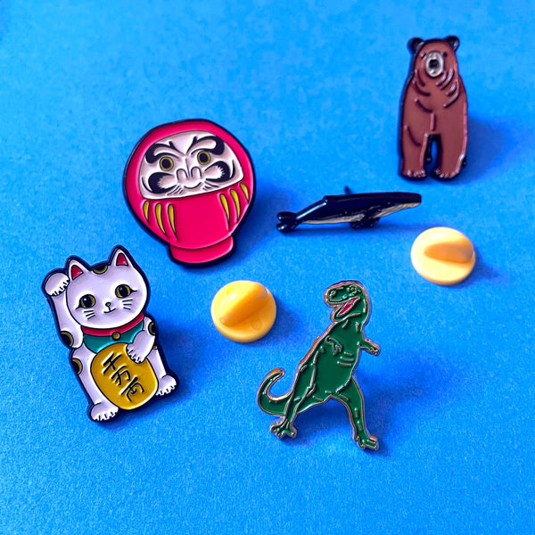 Mystery pack - Four Enamel Pins for £15