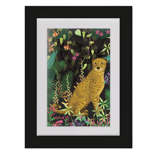 Jungle Cheetah - Framed Mini Print