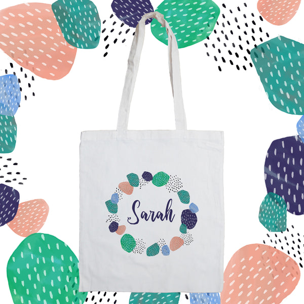 Abstract Cactus - Personalised Tote Bag