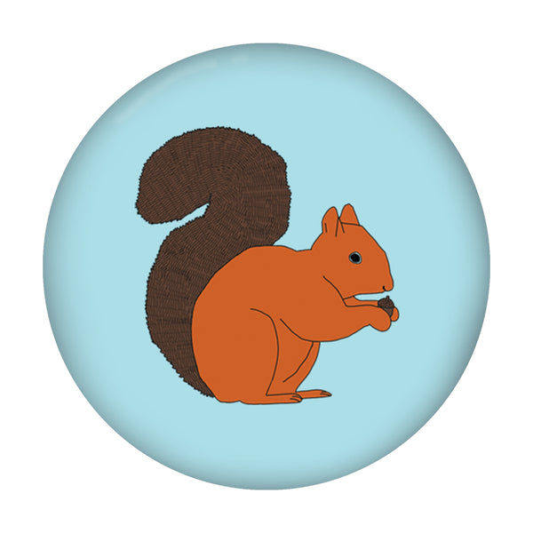 Squirrel - Button Badge