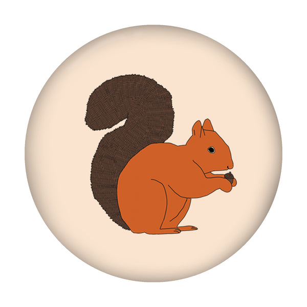 Squirrel - Button Badge