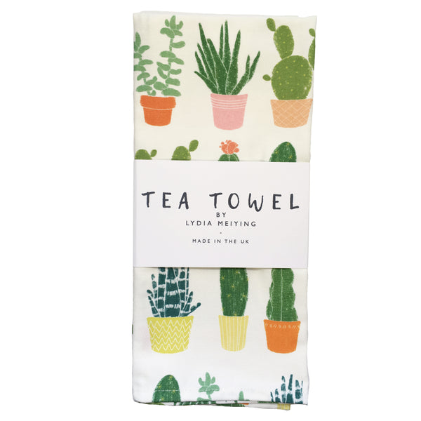 Succulents - Tea Towel