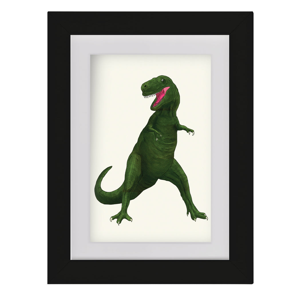 T Rex - Framed Mini Print