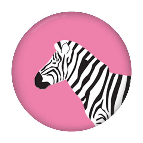Zebra - Button Badge